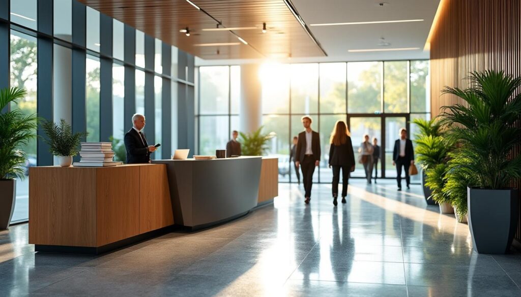 Banque d’accueil design : alliez esthétique et fonctionnalité pro