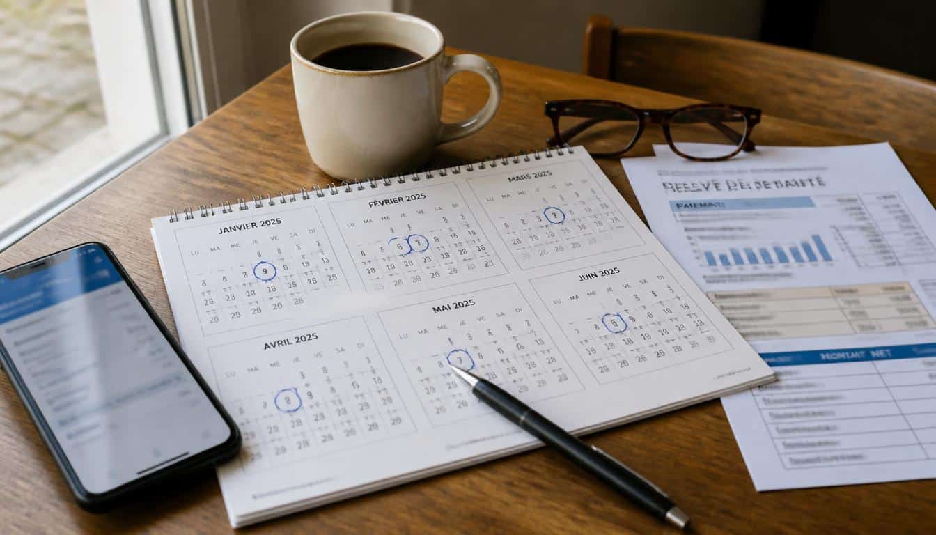 Dates de versement de la retraite Carsat mois par mois